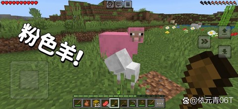 我的世界七彩羊怎么做